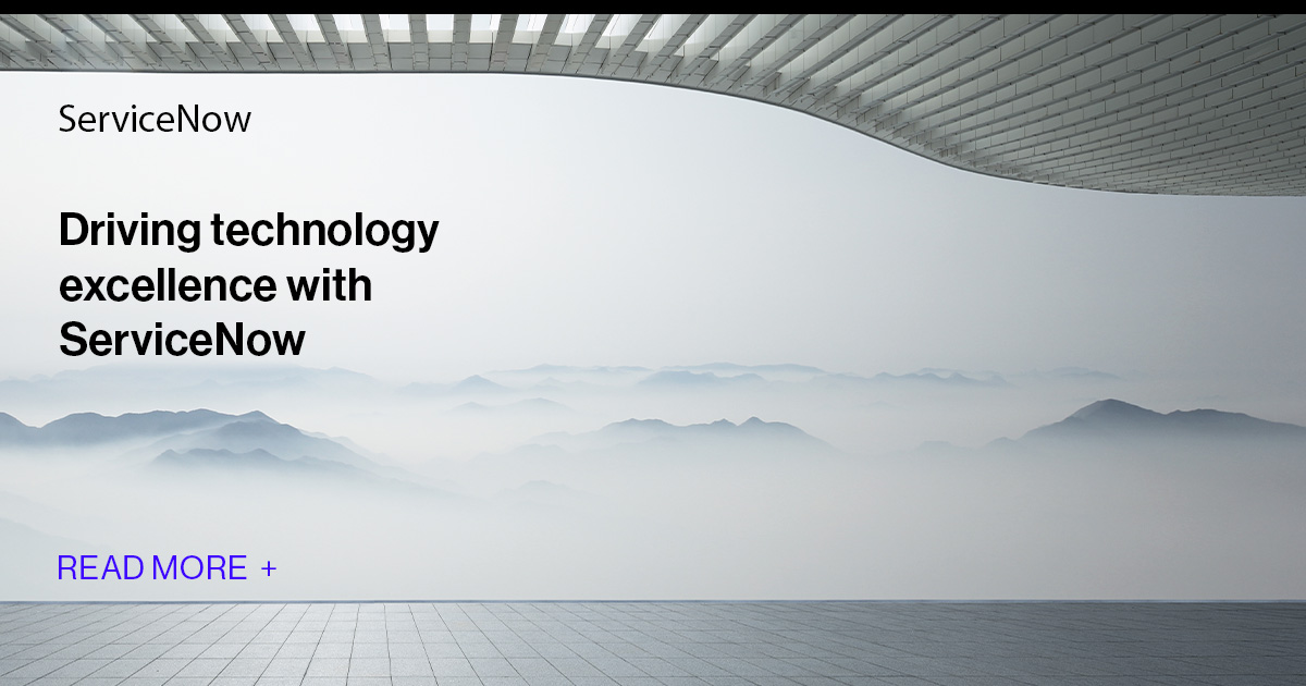 Driving technology excellence with ServiceNow | SoftwareOne