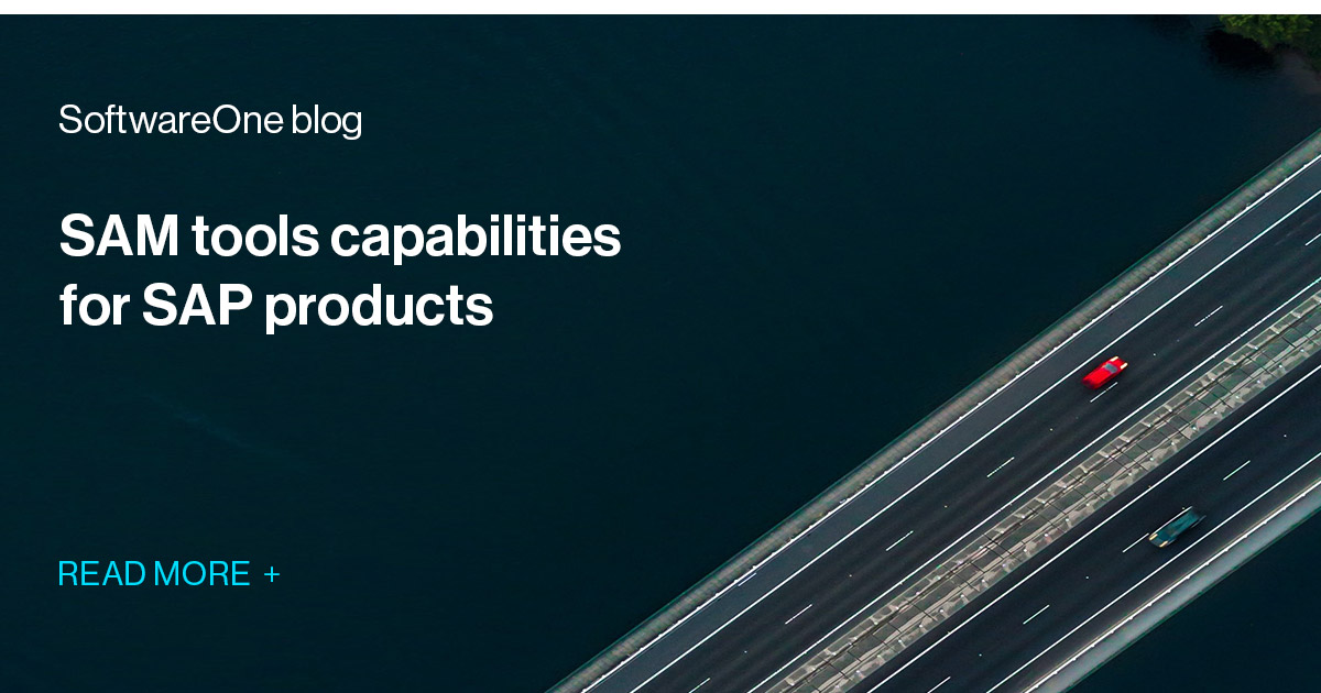 SAM tools capabilities for SAP products | SoftwareOne blog