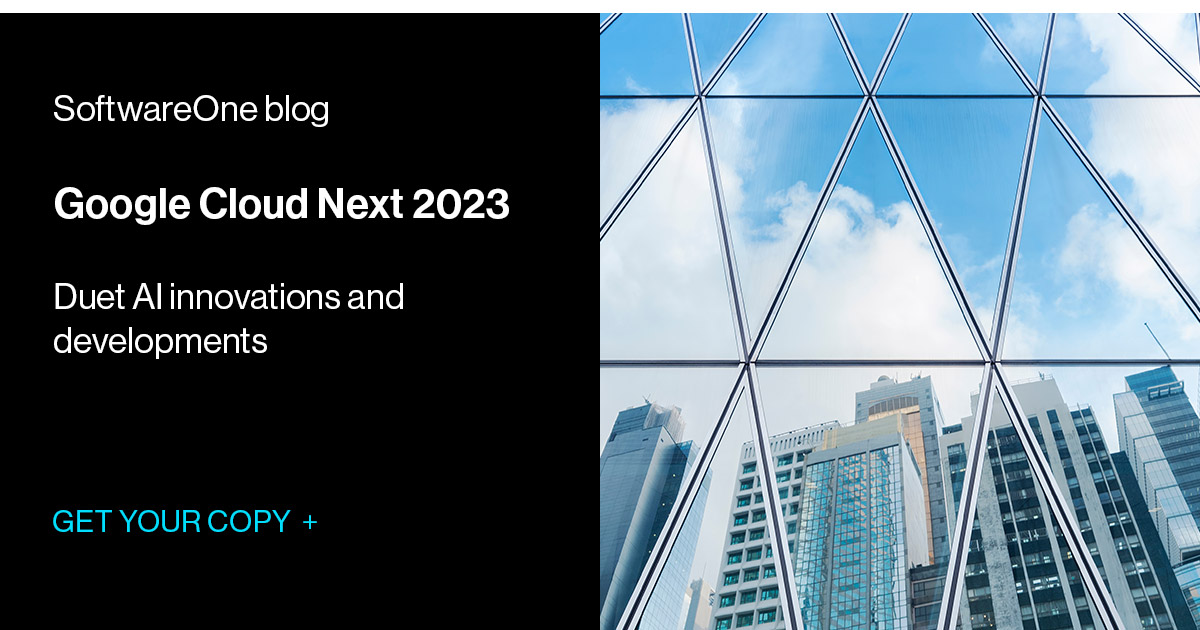 Google Cloud Next 2023: Duet AI innovations and developments | SoftwareOne blog