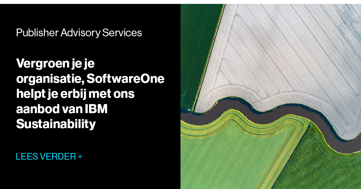 IBM Sustainability Voor Vergroening Van Je Organisatie | SoftwareOne