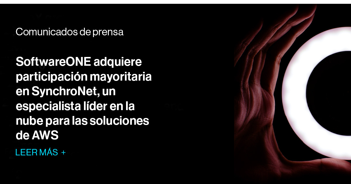 SoftwareONE adquiere participación mayoritaria en un